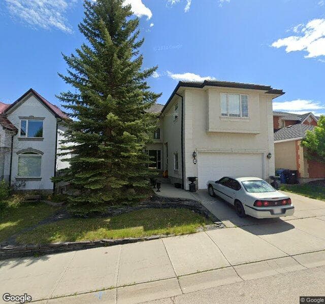 Street view of 338 Patterson Boulevard SW, Calgary