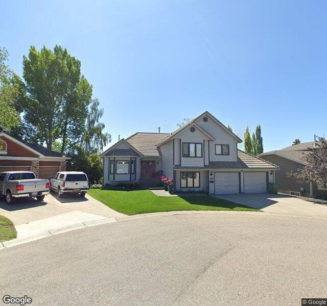 Street view of 20 Strathbury Place SW, Calgary