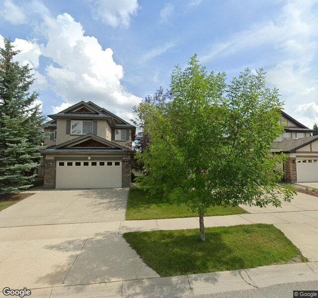 Street view of 374 Everstone Drive SW, Calgary