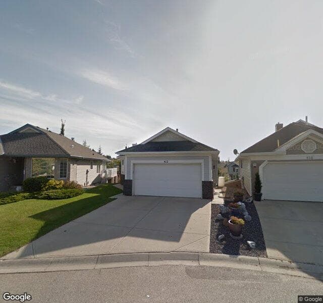 Street view of 412 Sierra Morena Court SW, Calgary