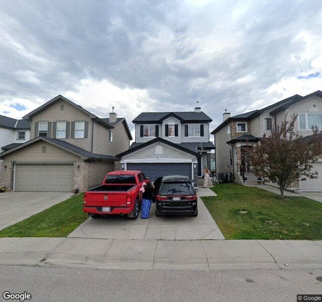 Street view of 19 Covepark Mews NE, Calgary