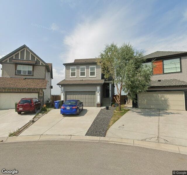 Street view of 111 Copperpond Cove SE, Calgary