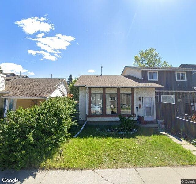 Street view of 144 Pinemeadow Road NE, Calgary