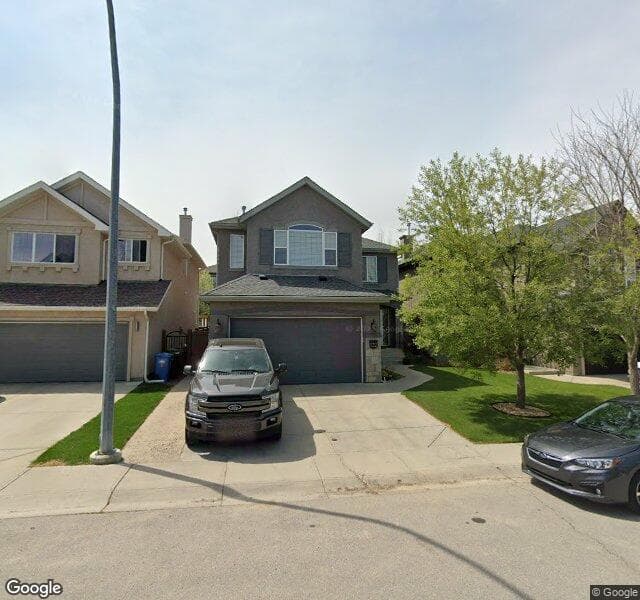 Street view of 122 Tuscany Glen Place NW, Calgary