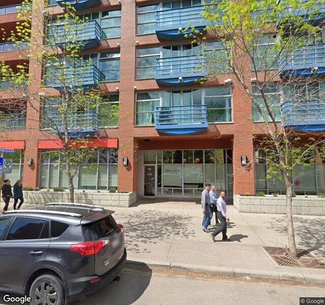 Street view of 205 Riverfront Avenue SW, Calgary