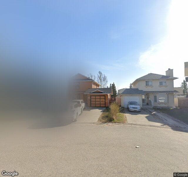 Street view of 136 Martinview Close NE, Calgary