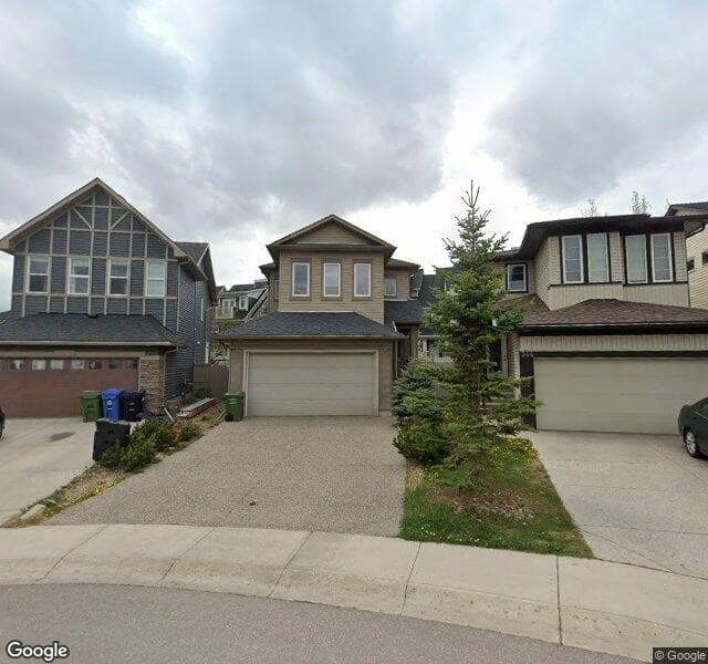 Street view of 348 Silverado Plains Circle SW, Calgary