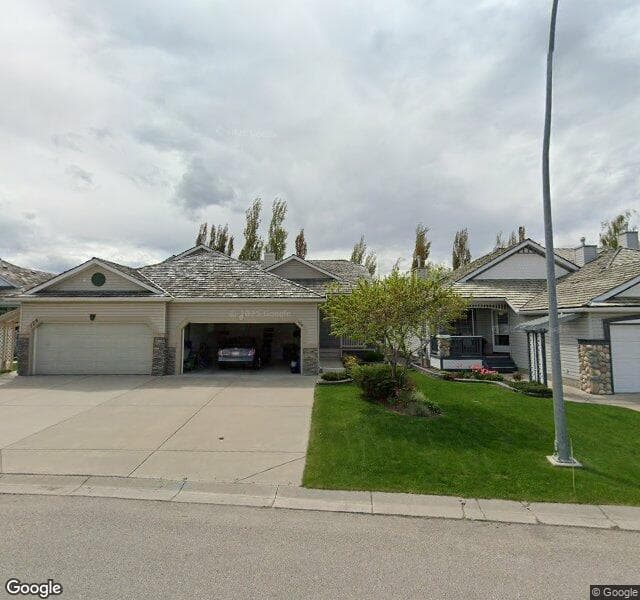 Street view of 128 Chaparral Villas SE, Calgary