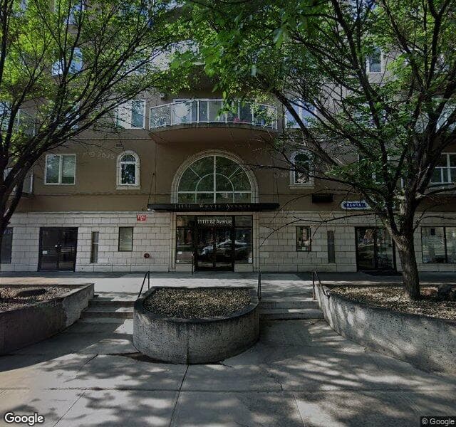 Street view of 401-11111 82 Avenue NW, Edmonton