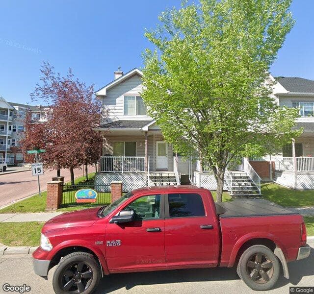 Street view of 102-8 Prestwick Pond Terrace SE, Calgary