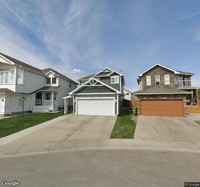 Street view of 156 Coral Reef Close NE, Calgary