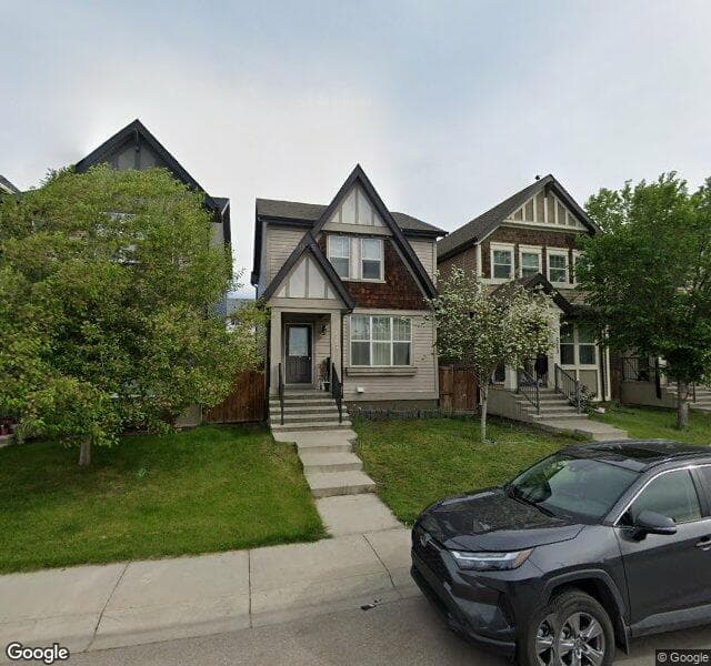 Street view of 1259 New Brighton Park SE, Calgary
