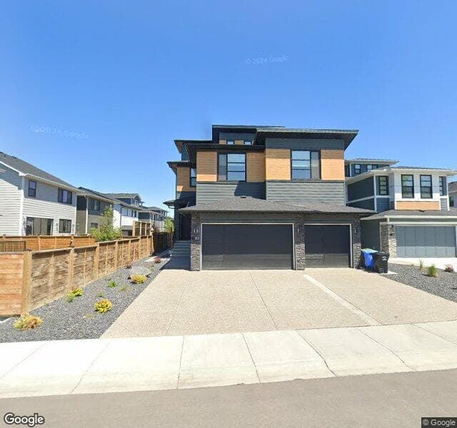 Street view of 183 Harvest Hills Court NE, Calgary
