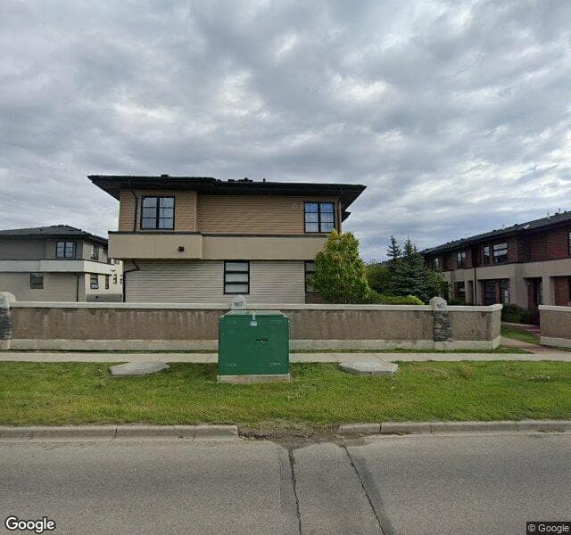 Street view of 151 Aspen Hills Villas SW, Calgary