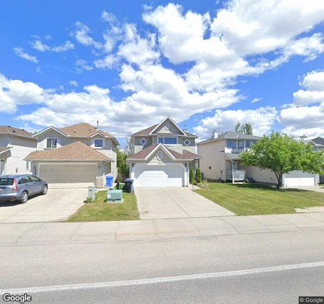 Street view of 10394 Hidden Valley Drive NW, Calgary