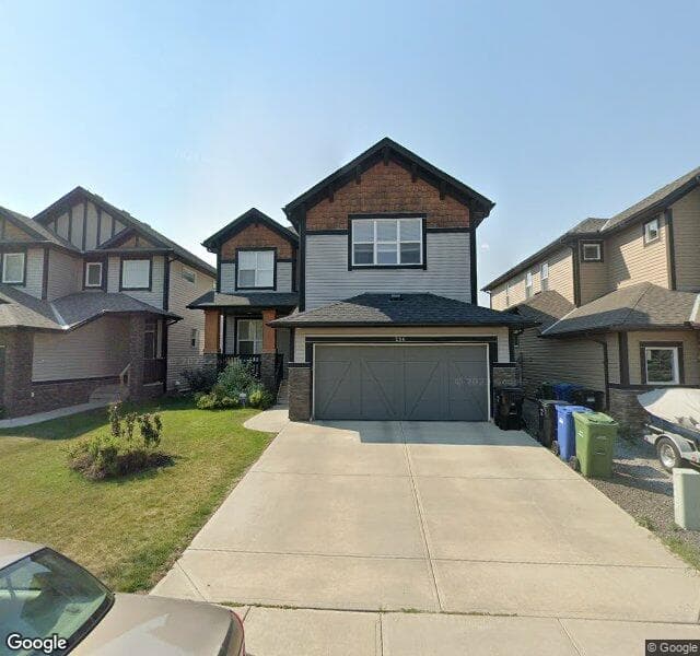 Street view of 296 Tremblant Way SW, Calgary