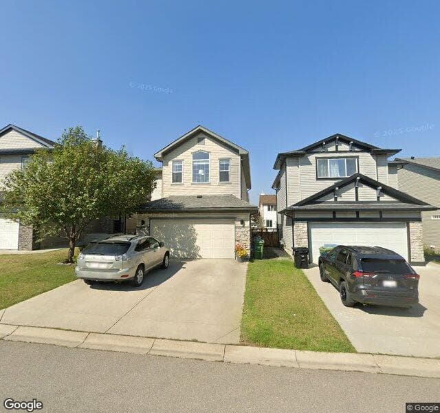 Street view of 161 Everglen Crescent SW, Calgary