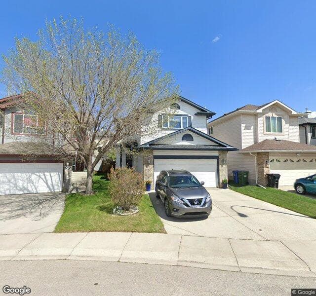 Street view of 141 Tuscany Meadows Place NW, Calgary