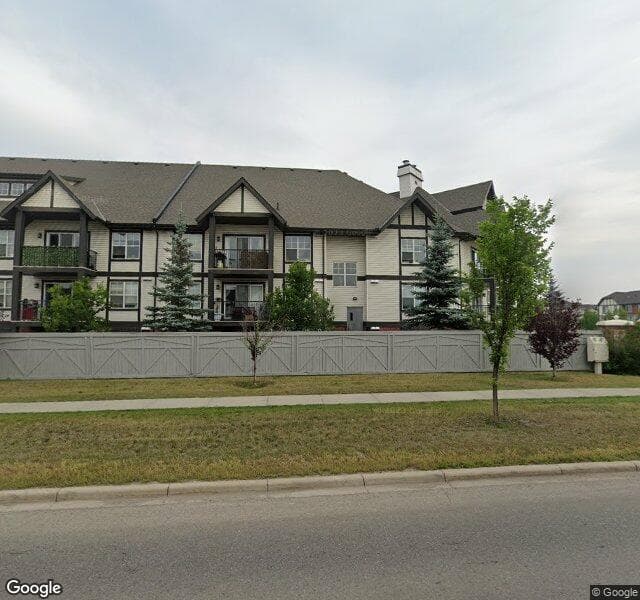 Street view of 213-250 New Brighton Villas SE, Calgary