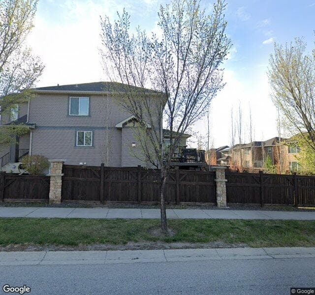 Street view of 140 Auburn Bay Avenue SE, Calgary