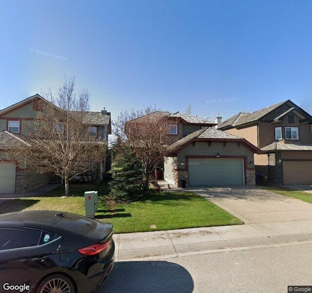 Street view of 15 Hidden Creek Green NW, Calgary
