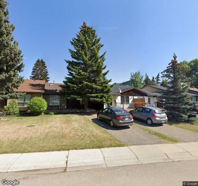 Street view of 1032 Ranchview Road NW, Calgary