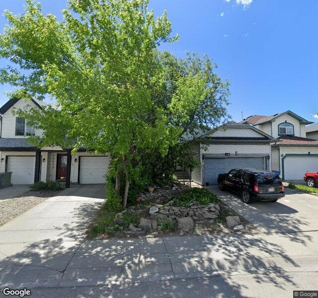 Street view of 10697 Hidden Valley Drive NW, Calgary
