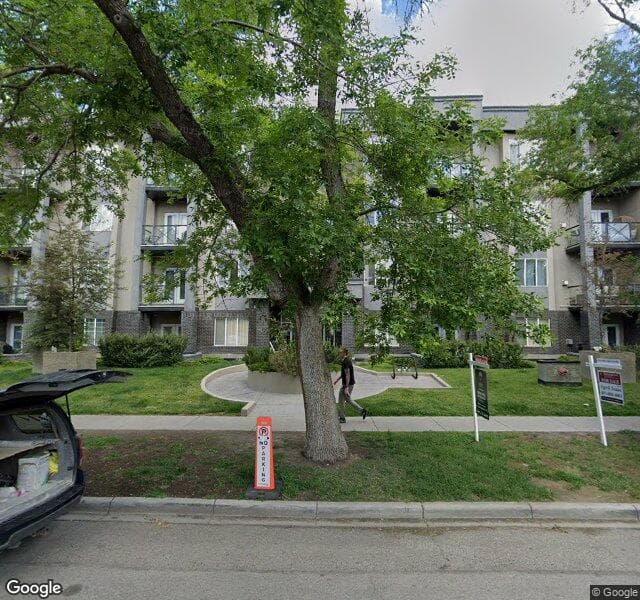 Street view of 211-910 18 Avenue SW, Calgary