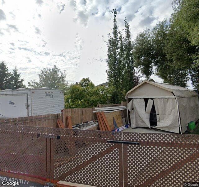 Street view of 18426 55 Avenue NW, Edmonton