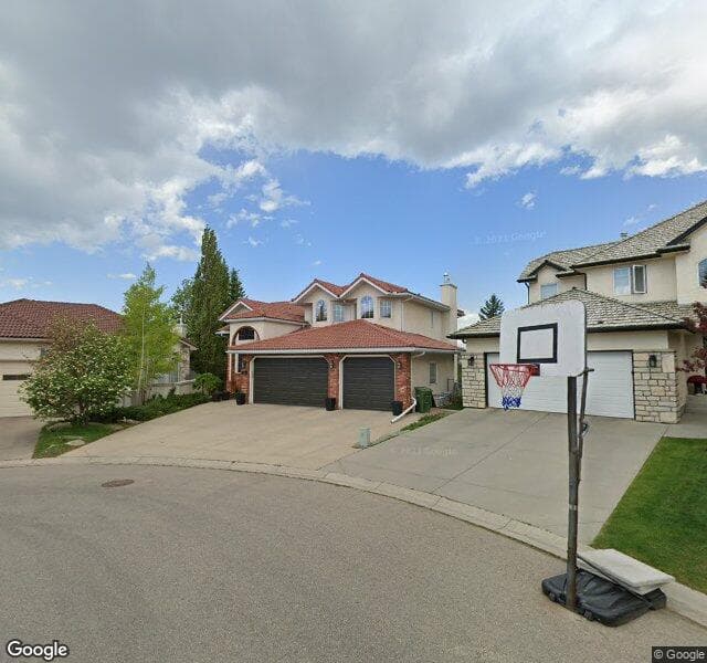 Street view of 128 Arbour Glen Close NW, Calgary