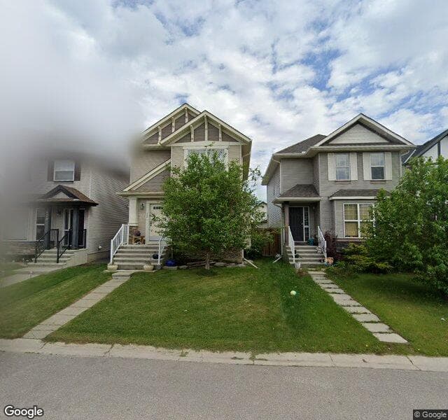 Street view of 124 Cranberry Lane SE, Calgary