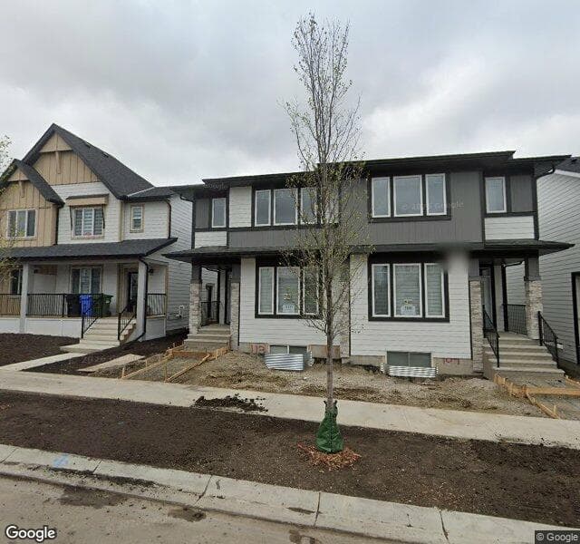 Street view of 113 Veranda Boulevard SW, Calgary