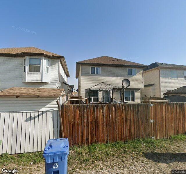 Street view of 222 Saddlehorn Close NE, Calgary