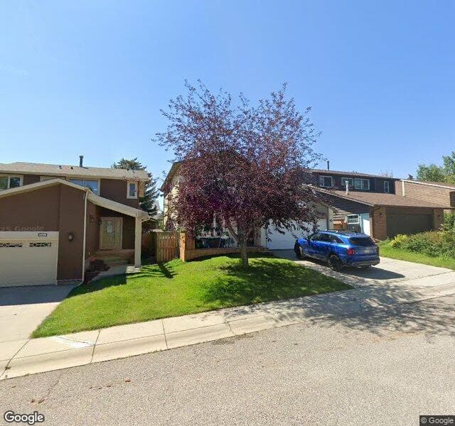 Street view of 112 Strathcona Close SW, Calgary