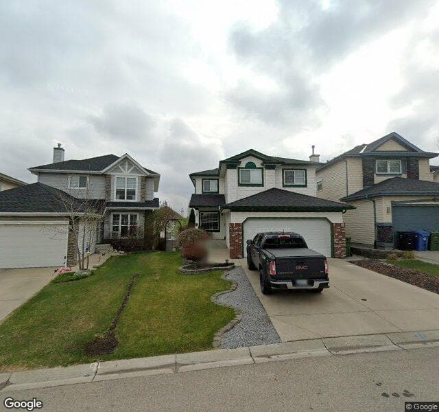 Street view of 13 Hidden Ranch Court NW, Calgary