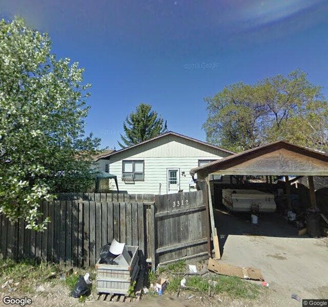 Street view of 3312 38 Street NE, Calgary