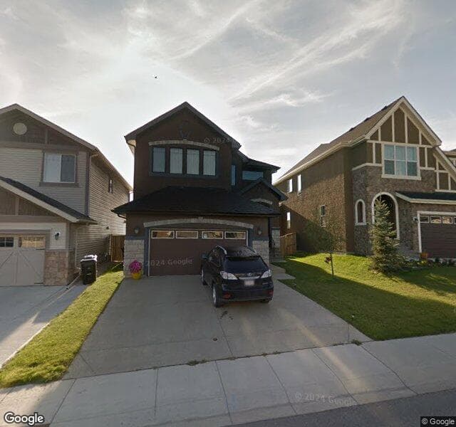 Street view of 158 Sage Valley Close NW, Calgary