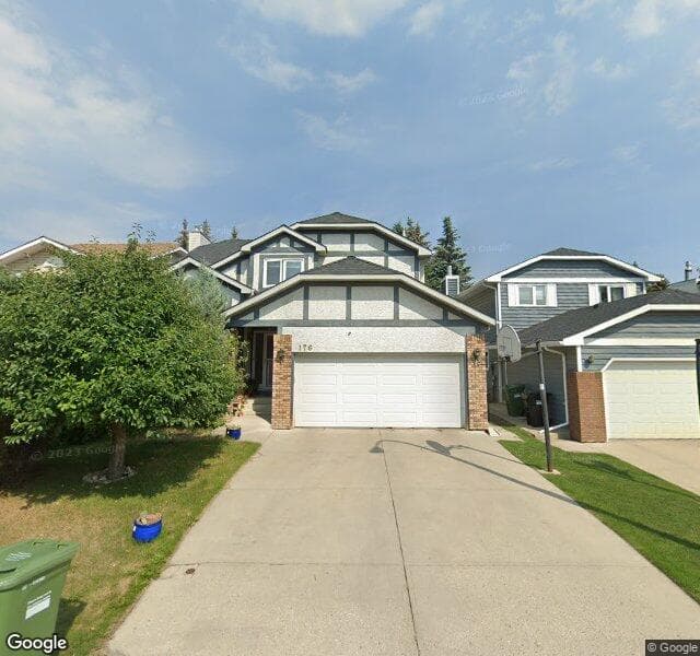 Street view of 176 Wood Valley Rise SW, Calgary