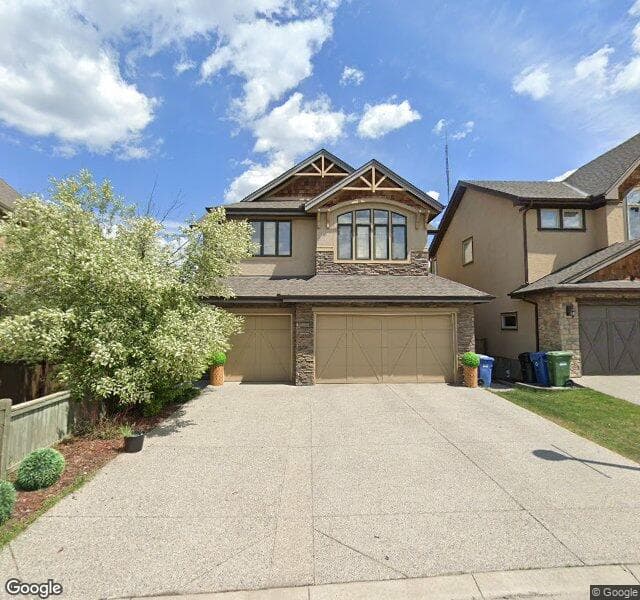 Street view of 16 W Coach Court SW, Calgary