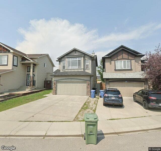 Street view of 147 New Brighton Close SE, Calgary