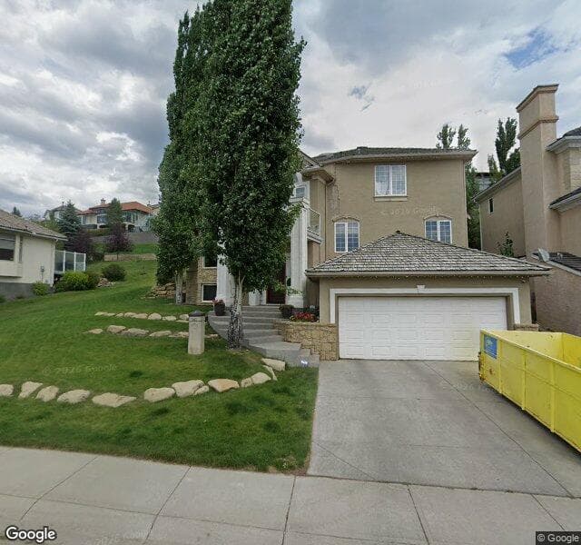 Street view of 141 Sierra Vista Bay SW, Calgary