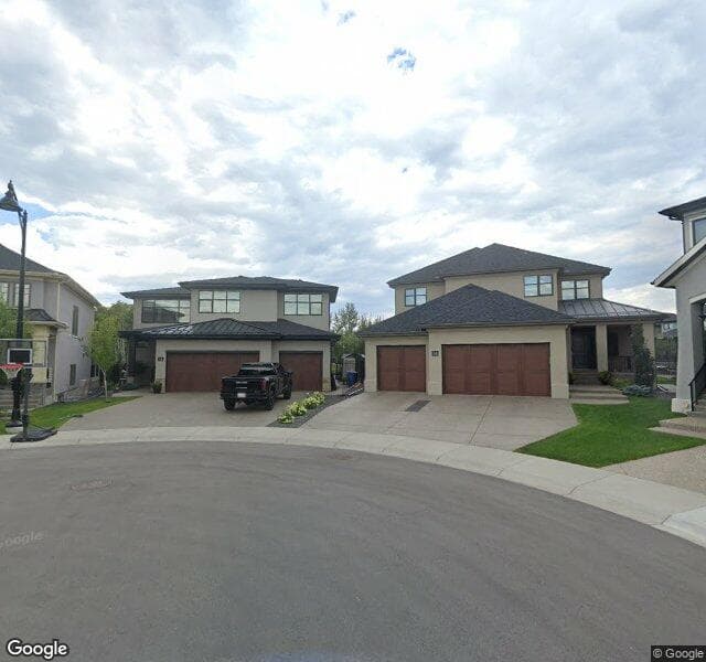 Street view of 18 Aspen Ridge Park SW, Calgary