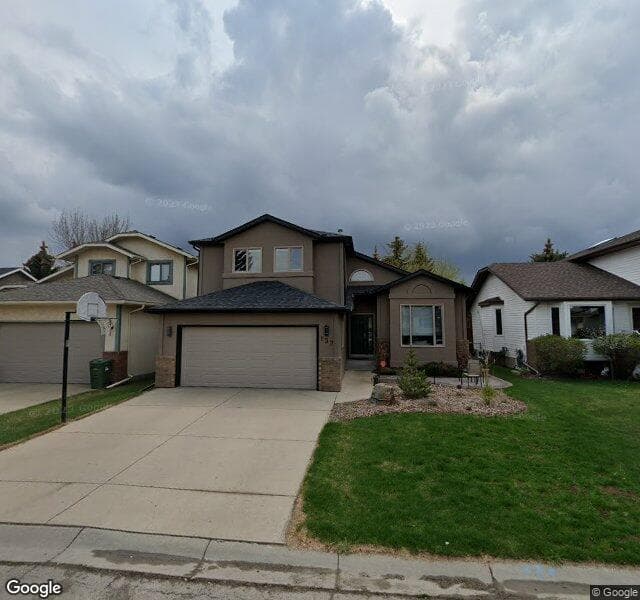 Street view of 132 Hawktree Circle NW, Calgary