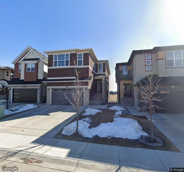 Street view of 328 Corner Meadows Manor NE, Calgary