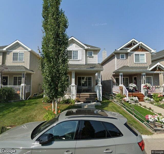Street view of 214 Cougartown Circle SW, Calgary