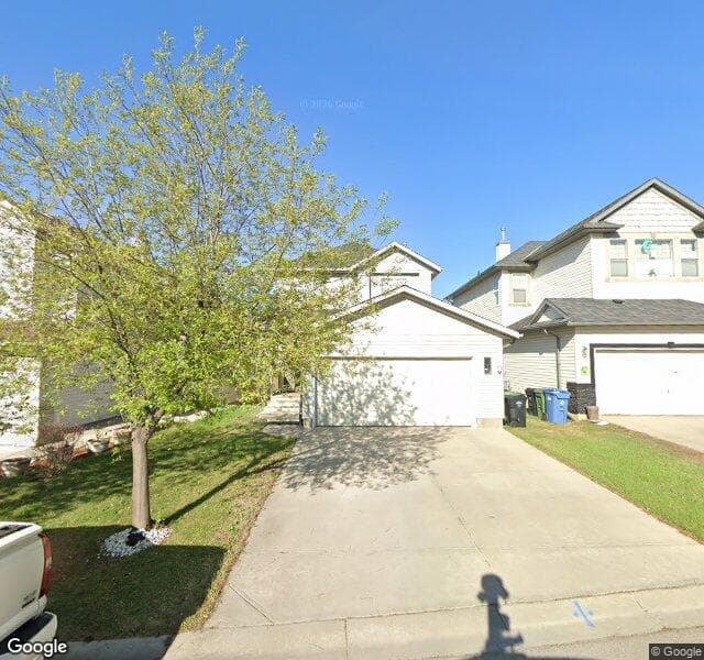 Street view of 102 Evansmeade Circle NW, Calgary