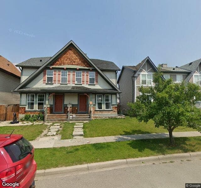 Street view of 212 Elgin Meadows View SE, Calgary