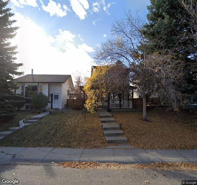 Street view of 19 Riverbirch Place SE, Calgary