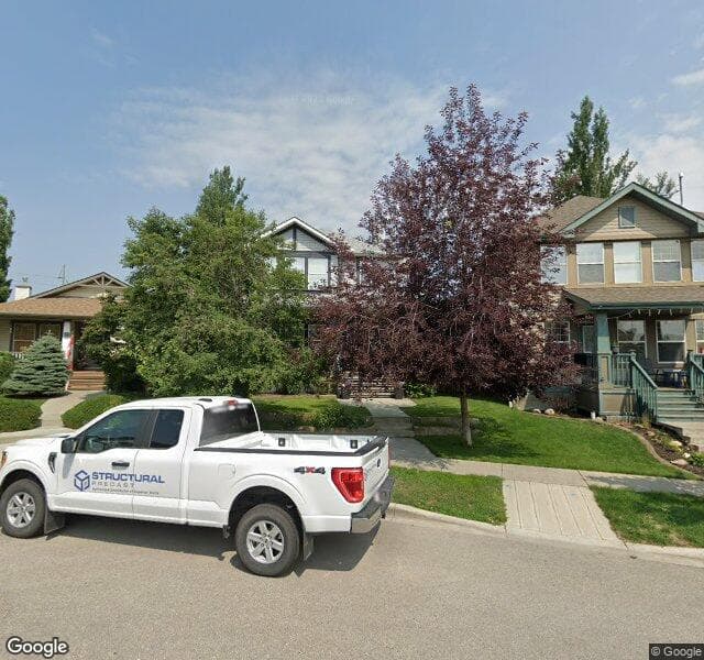 Street view of 127 Prestwick Heath SE, Calgary