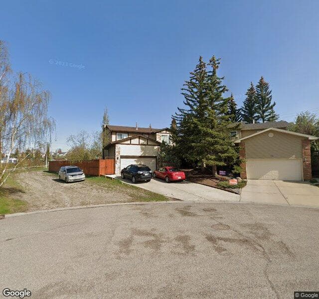 Street view of 116 Hawkfield Crescent NW, Calgary